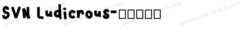 SVN Ludicrous字体转换